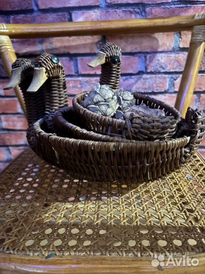 Посуда плетеная