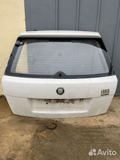 Крышка багажника skoda fabia 1 рестайлинг хэтчбек