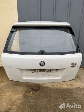 Крышка багажника skoda fabia 1 рестайлинг хэтчбек