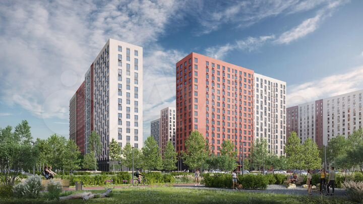 2-к. апартаменты, 62,7 м², 10/17 эт.