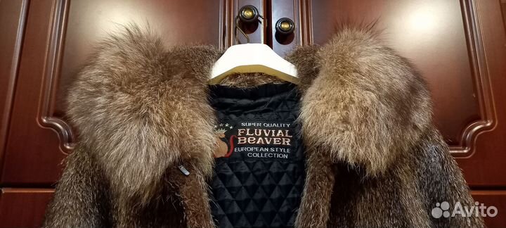 Шуба из нутрии 48