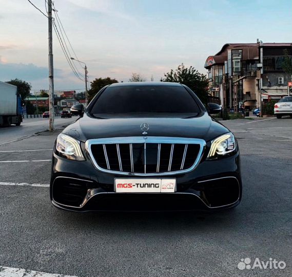 Комплект рестайлинга Mercedes Benz w222 S63 полный