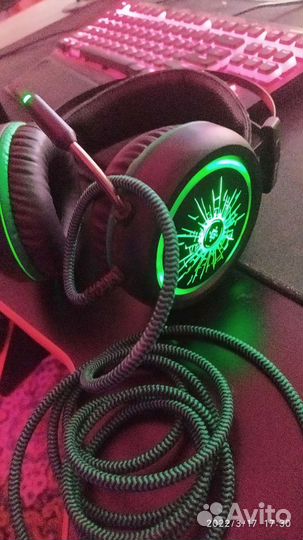 Наушники игровые defender