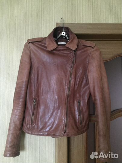 Куртка Massimo Dutti кожа