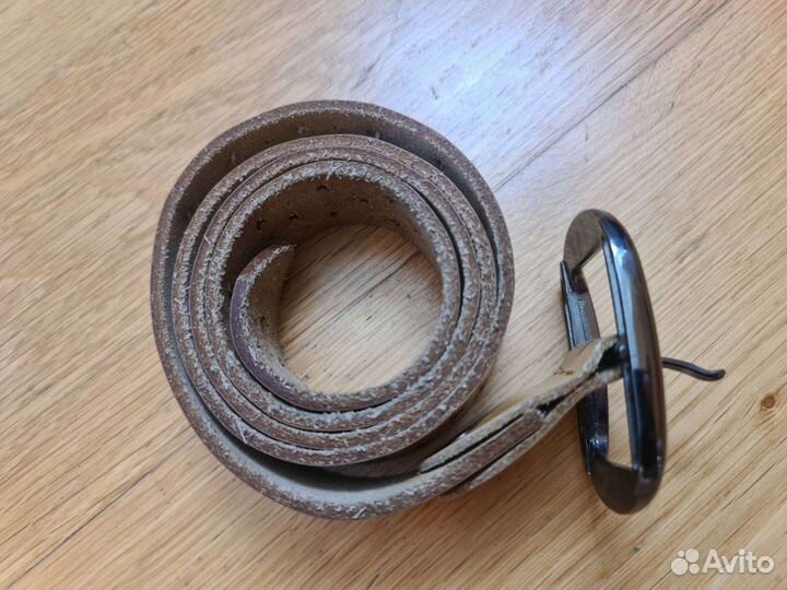 Кожаный ремень пояс оригинал Mustang