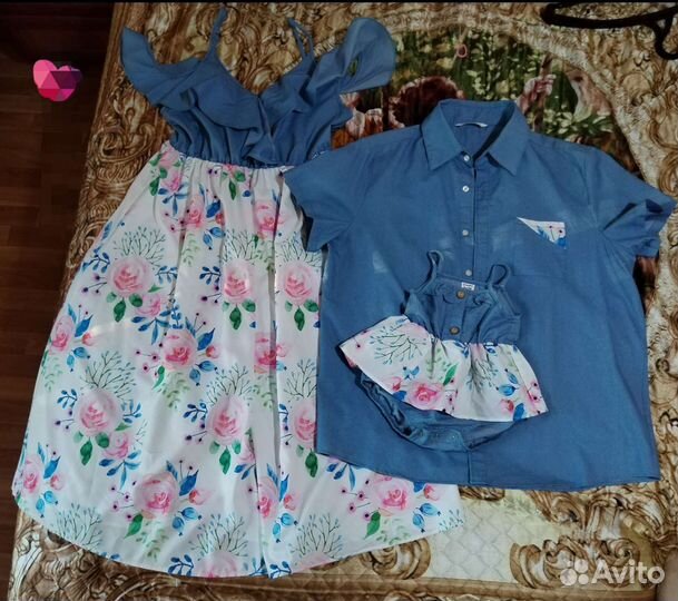 Комплект одежды Family look папа мама и дочка