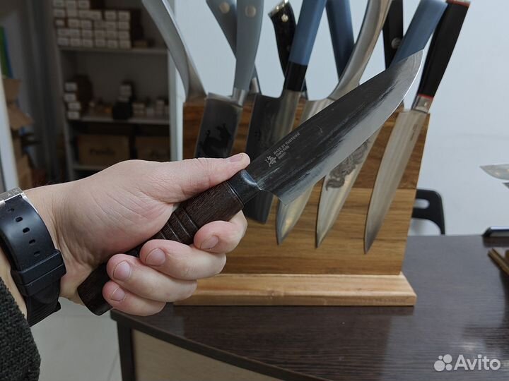 Нож кухонный кованный шеф мини