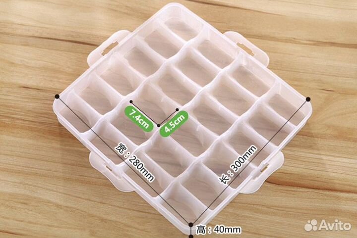 Контейнер для пельменей и вареников, 6 ярусов