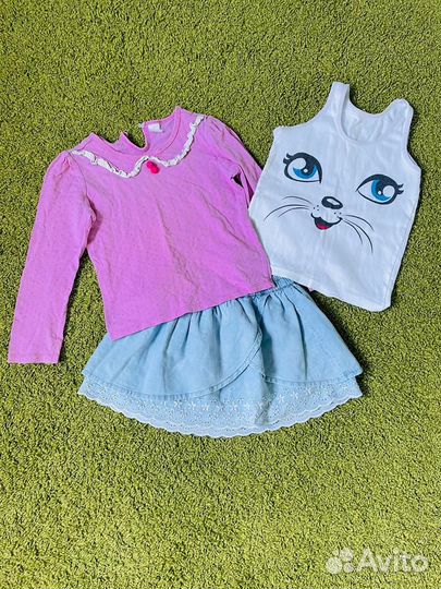 Одежда на девочку 98 104 110 пакетом комплект