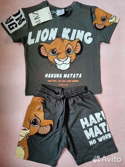 Детский летний костюм Король Лев от Zara
