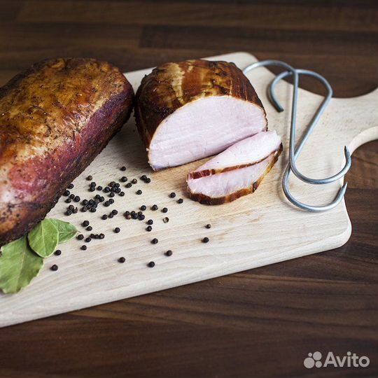 S крюк для копчения мяса и рыбы 12 см, комп 10 шт