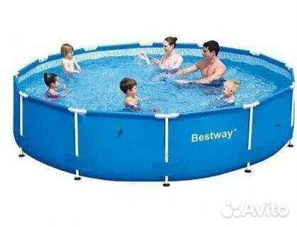 Каркасный бассейн Intex Metal Frame 305x76 +фильтр