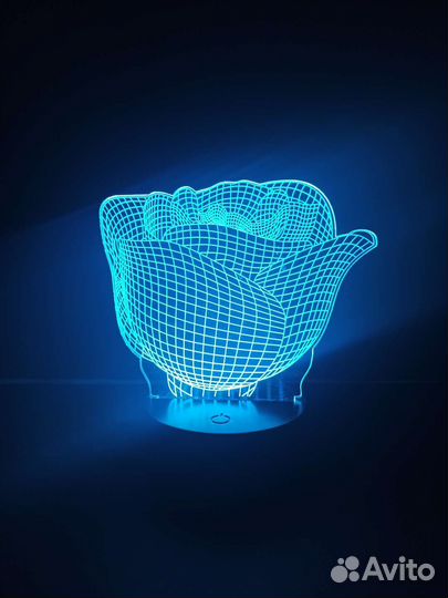 Светодиодный светильник с 3D эффектом Camelion