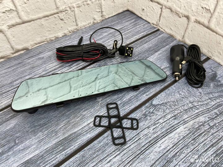 Зеркало регистратор Pioneer с камерой заднего вида