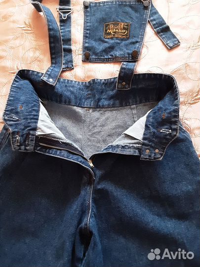 Шорты джинсовые на лямках,новые.46-48р