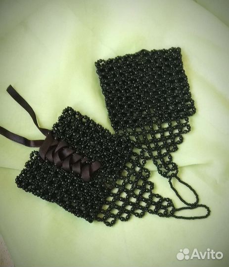 Митенки, чокер, браслет