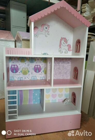 Домик кукольный с ящиком Новый