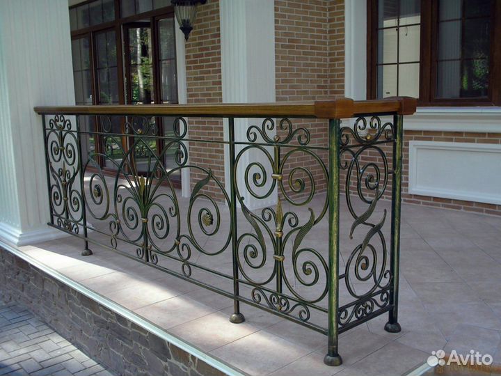 Кованные перила и ограждения на заказ