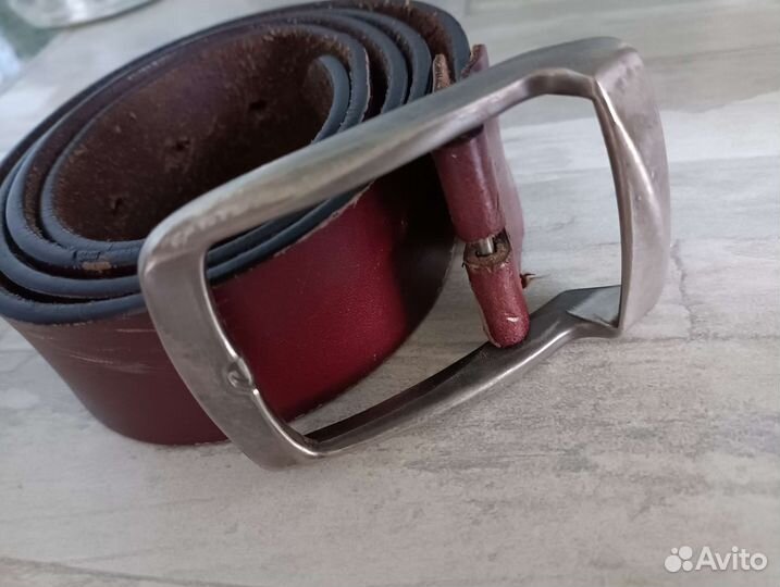 Мужской кожаный ремень бесплатно
