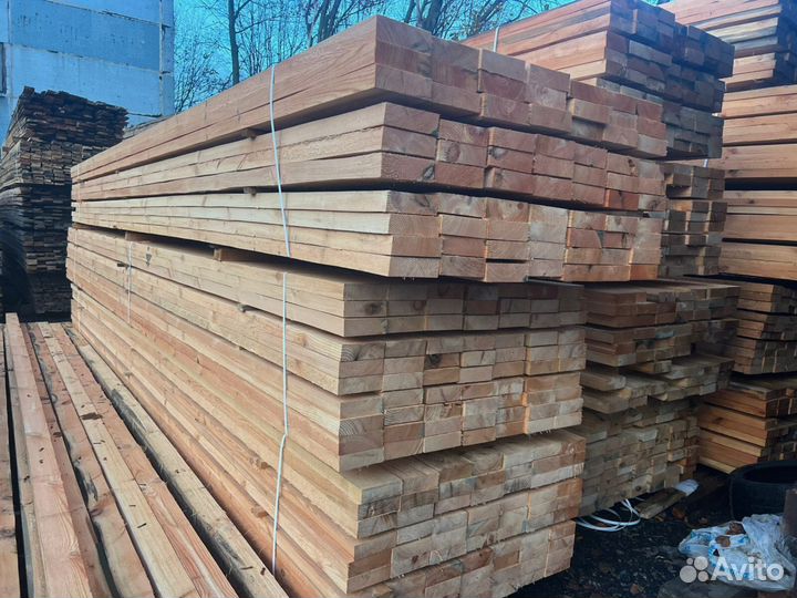 Брус обрезной 100х200х6000мм 1 сорт ГОСТ