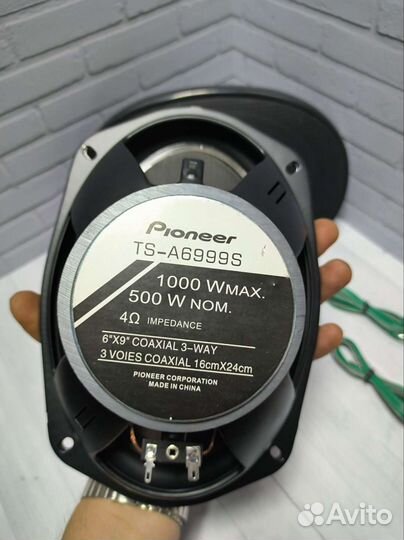 Динамики овалы Pioneer TS-A6999S 6/9 в авто