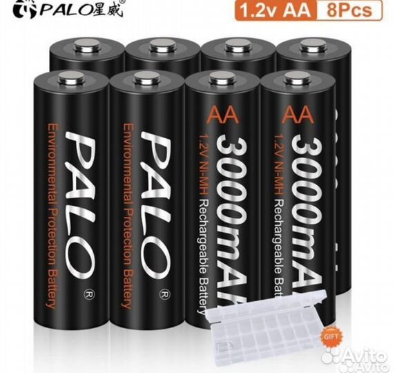 Аккумулятор 3000 mAh Palo 8шт