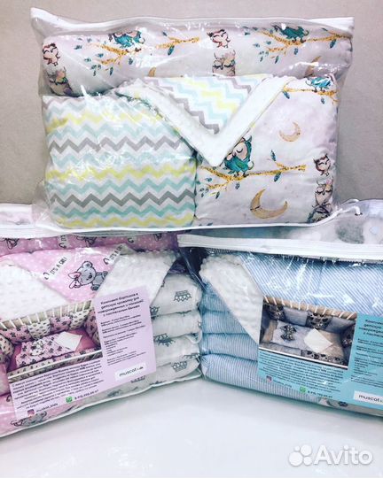 Бортики в детскую кроватку