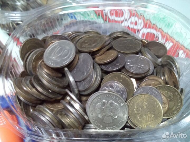 Монеты СССР, России оптом на килограммы