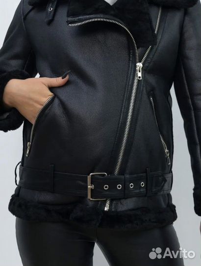 Дублёнка авиатор