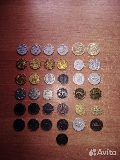 Монеты магазина магнит и пятёрочки