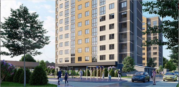 1-к. квартира, 33,1 м², 2/10 эт.