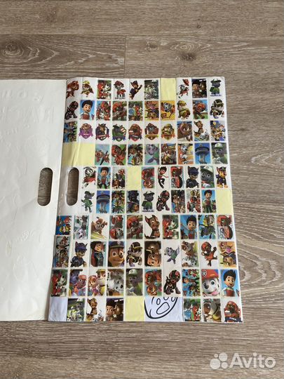 Раскраска большая щенячий патруль