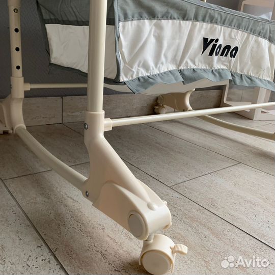 Pituso Колыбель 3 в 1 Viana на колёсах Misty Olive