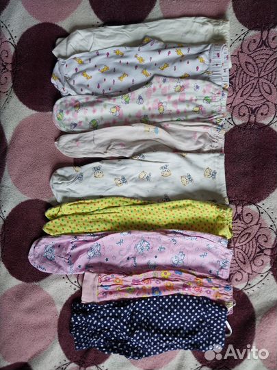 Вещи пакетом на девочку от 0 до 6 (9) мес, 56-74