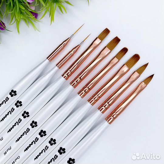 Кисть для моделирования и дизайна ногтей тм bloom