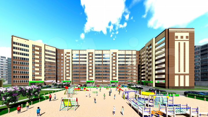 3-к. квартира, 74,2 м², 3/9 эт.