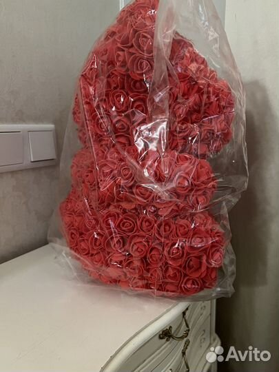 Мишка из роз Just For you (40 см)