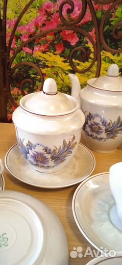 Чайный сервиз СССР, Барановка, 15 предметов