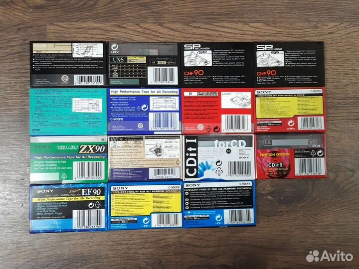 Аудио кассеты sony