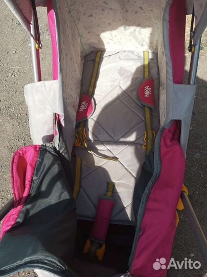 Детские санки коляска ника