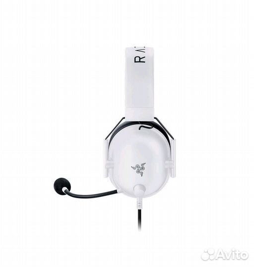 Игровые наушники новые Razer белые и розовые