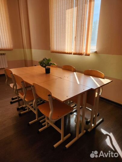 Детский стол парта и стул