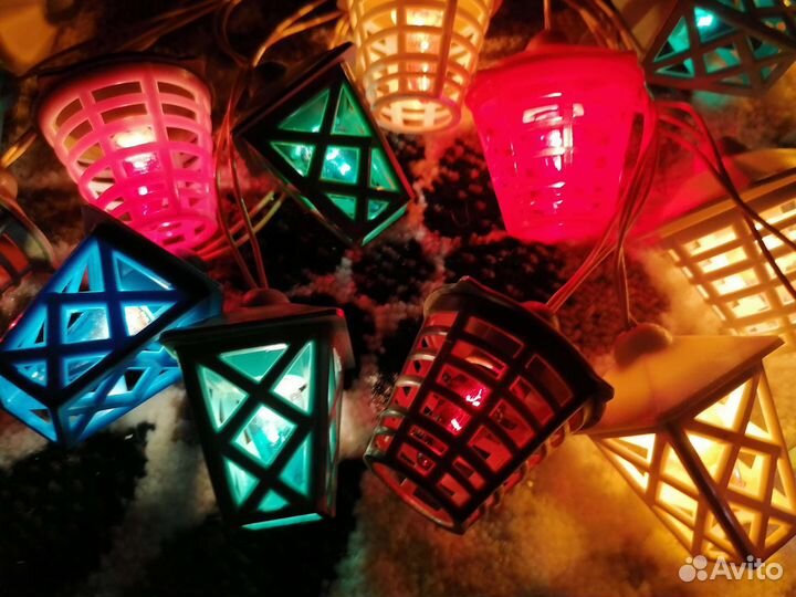 Елочная гирлянда электрогирлянда Колокольчик СССР