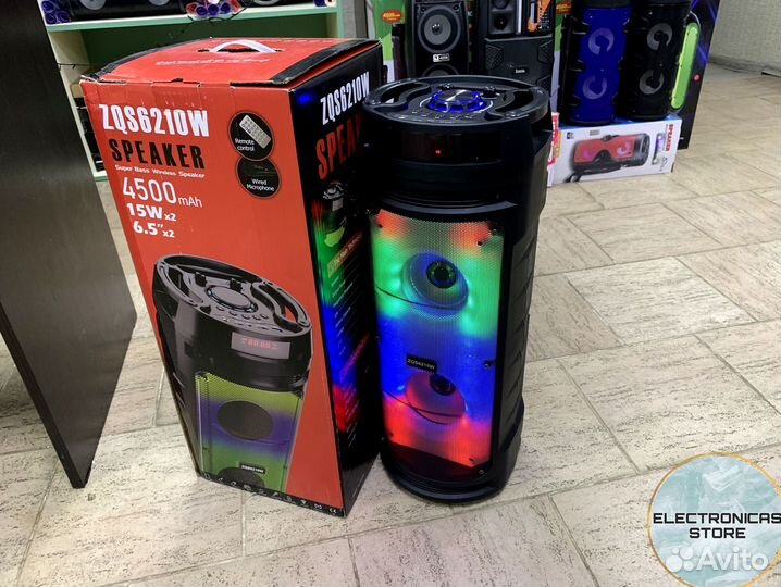Портативная Колонка ZQS-6210 65 см v.8