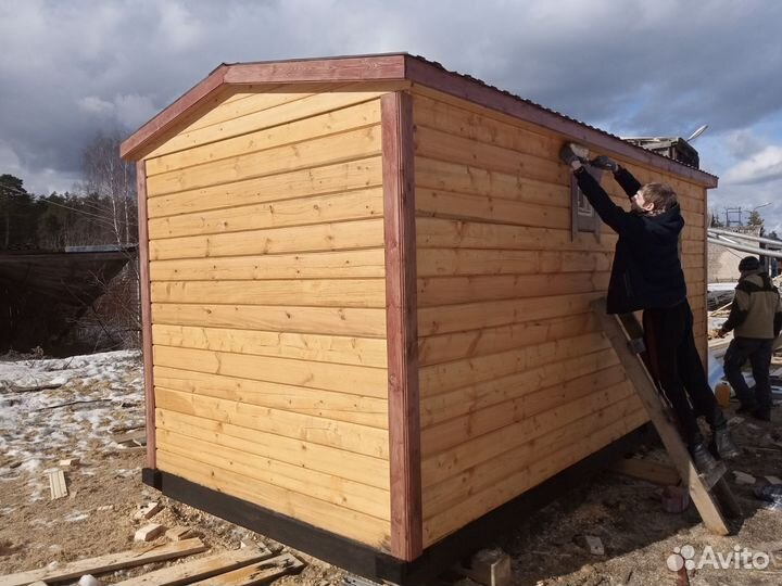 Баня мобильная )