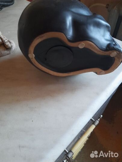 Сет копилка череп и статуэтка скелетон