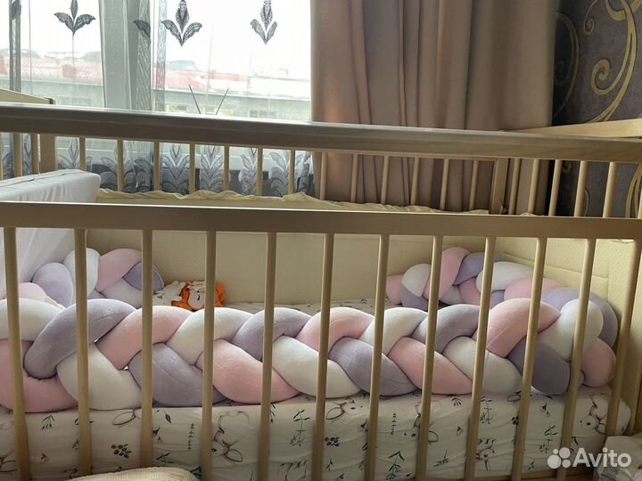 Кроватка для новорожденного/матрас ортопедический