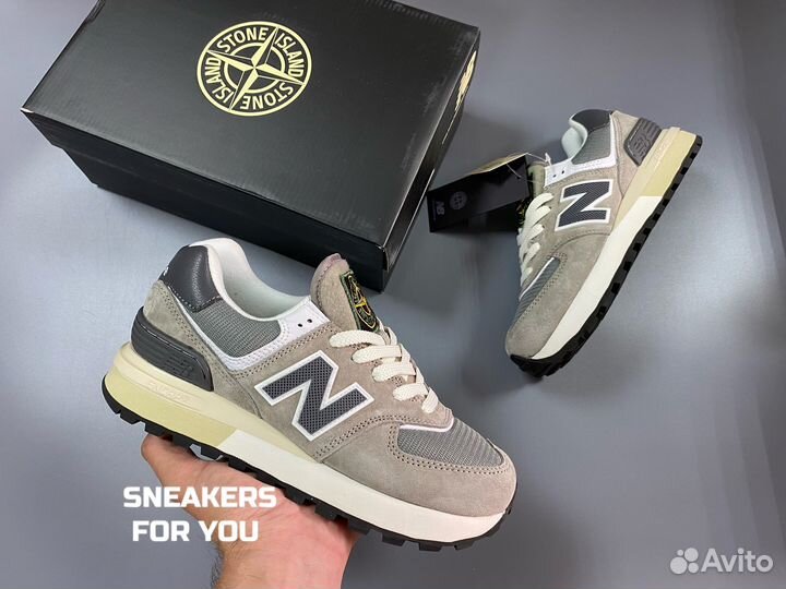 Кроссовки New Balance 574 Legacy Stone Island