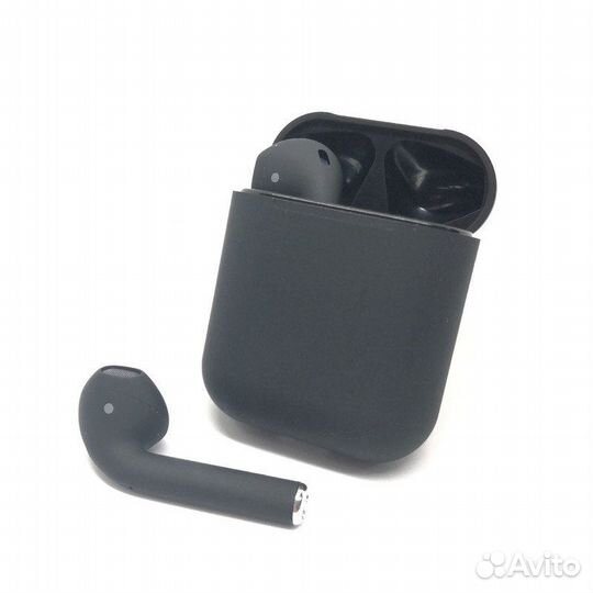 Беспроводные наушники i12 TWS (серые)