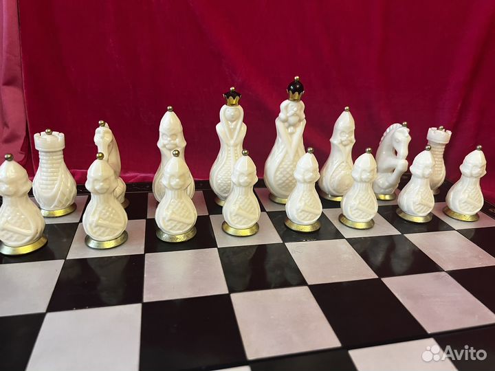 Шахматы карболит сибирский сувенир СССР